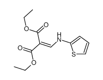 diethyl 2-[(thiophen-2-ylamino)methylidene]propanedioate Structure