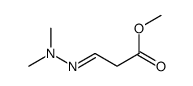 methyl 3-(dimethylhydrazinylidene)propanoate Structure