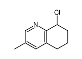 8-chloro-3-methyl-5,6,7,8-tetrahydroquinoline Structure