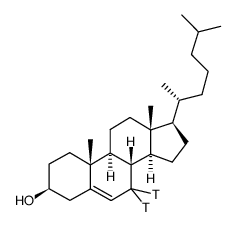 cholesterol, [7-3h(n)] Structure