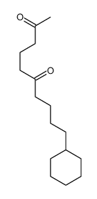 10-cyclohexyldecane-2,6-dione Structure