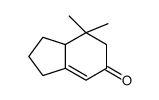 7,7-dimethyl-2,3,6,7a-tetrahydro-1H-inden-5-one结构式