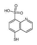 8-Quinolinesulfonic acid,5-mercapto-结构式