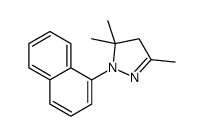 3,5,5-trimethyl-1-naphthalen-1-yl-4H-pyrazole Structure