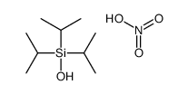 hydroxy-tri(propan-2-yl)silane,nitric acid Structure
