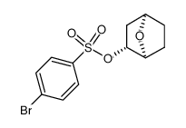 7-oxabicyclo<2.2.1>hept-endo-2-yl p-bromobenzenesulfonate Structure