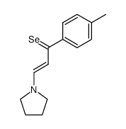 (E)-3-Pyrrolidin-1-yl-1-p-tolyl-propeneselone Structure