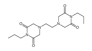 4-[2-(3,5-dioxo-4-propylpiperazin-1-yl)ethyl]-1-propylpiperazine-2,6-dione Structure