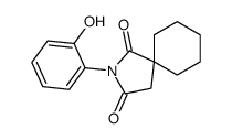 2-(2-hydroxyphenyl)-2-azaspiro[4.5]decane-1,3-dione Structure