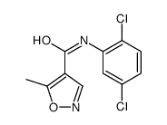 N-(2,5-dichlorophenyl)-5-methyl-1,2-oxazole-4-carboxamide结构式