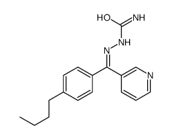 [[(4-butylphenyl)-pyridin-3-ylmethylidene]amino]urea结构式