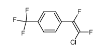 (E)-1-chloro-1,2-difluoro-2-(4-trifluoromethylphenyl)ethene Structure