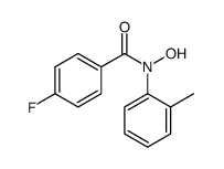 4-fluoro-N-hydroxy-N-(2-methylphenyl)benzamide Structure
