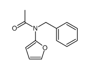 N-benzyl-N-(furan-2-yl)acetamide Structure