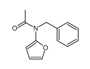 N-benzyl-N-(furan-2-yl)acetamide结构式