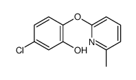 5-chloro-2-(6-methylpyridin-2-yl)oxyphenol Structure