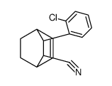 3-(2-chlorophenyl)bicyclo[2.2.2]oct-5-ene-2-carbonitrile结构式