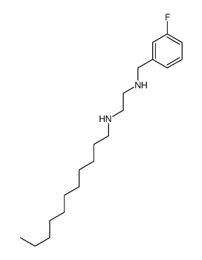 N'-[(3-fluorophenyl)methyl]-N-undecylethane-1,2-diamine结构式