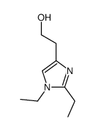 2-(1,2-diethylimidazol-4-yl)ethanol Structure