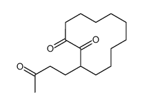 3-(3-oxobutyl)cyclododecane-1,2-dione结构式