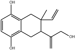 6-Ethenyl-5,6,7,8-tetrahydro-7-[1-(hydroxymethyl)ethenyl]-6-methyl-1,4-naphthalenediol picture