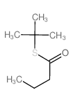 Butanethioic acid,S-(1,1-dimethylethyl) ester结构式