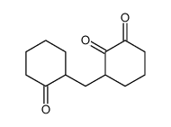 3-[(2-oxocyclohexyl)methyl]cyclohexane-1,2-dione Structure