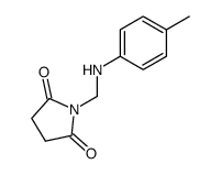 1-((p-tolylamino)methyl)pyrrolidine-2,5-dione Structure