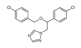 1-[2-(4-chloro-benzyloxy)-2-(4-chloro-phenyl)-ethyl]-1H-[1,2,4]triazole Structure