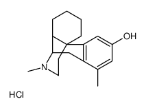 (+-)-1,17-Dimethylmorphinan-3-ol hydrochloride结构式