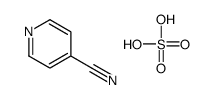 pyridine-4-carbonitrile,sulfuric acid结构式