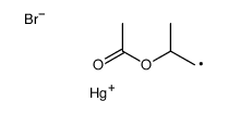 2-acetyloxypropyl(bromo)mercury Structure