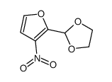 2-(3-nitrofuran-2-yl)-1,3-dioxolane结构式