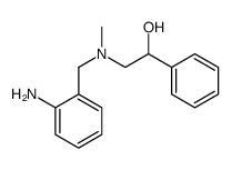 2-[(2-aminophenyl)methyl-methylamino]-1-phenylethanol结构式
