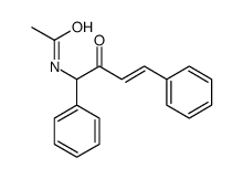 N-(2-oxo-1,4-diphenylbut-3-enyl)acetamide结构式