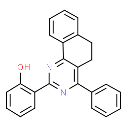 2-(2-Hydroxyphenyl)-4-phenyl-5,6-dihydrobenzo[h]quinazoline Structure
