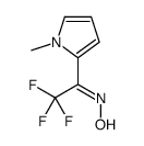 N-[2,2,2-trifluoro-1-(1-methylpyrrol-2-yl)ethylidene]hydroxylamine Structure