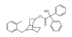 [9-[(2-methylphenyl)methyl]-9-azabicyclo[3.3.1]nonan-3-yl] 2-hydroxy-2,2-diphenylacetate Structure