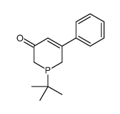 1-tert-butyl-5-phenyl-2,6-dihydrophosphinin-3-one结构式
