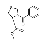methyl (4R)-3-benzoyl-1,3-thiazolidine-4-carboxylate结构式