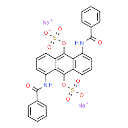 disodium 1,5-dibenzamidoanthracene-9,10-diyl bis(sulphate) picture
