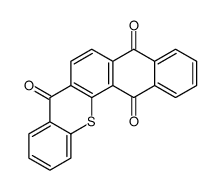 naphtho[2,3-c]thioxanthene-5,8,14-trione结构式