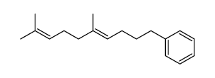 (E)-(5,9-dimethyldeca-4,8-dien-1-yl)benzene Structure