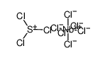 trichlorosulfonium hexachloroniobate(V) Structure