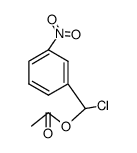 Essigsaeure-(α-chlor-m-nitrobenzylester)结构式
