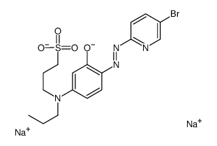 2-(5-BROMO-2-PYRIDYLAZO)-5-[N-PROPYL-N-(3-SULFOPROPYL)AMINO]PHENOL DISODIUM SALT DIHYDRATE structure