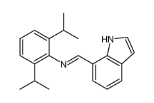 N-[2,6-di(propan-2-yl)phenyl]-1-(1H-indol-7-yl)methanimine Structure