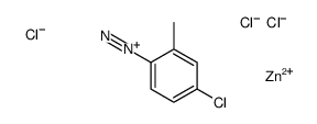 5-chlorotoluene-2-diazonium chloride, compound with zinc chloride Structure