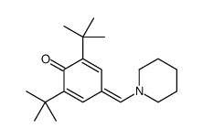 2,5-CYCLOHEXADIEN-1-ONE, 2,6-DI-TERT-BUTYL-4-(PIPERIDINOMETHYLENE)- Structure