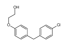 2-[4-[(4-chlorophenyl)methyl]phenoxy]ethanol结构式